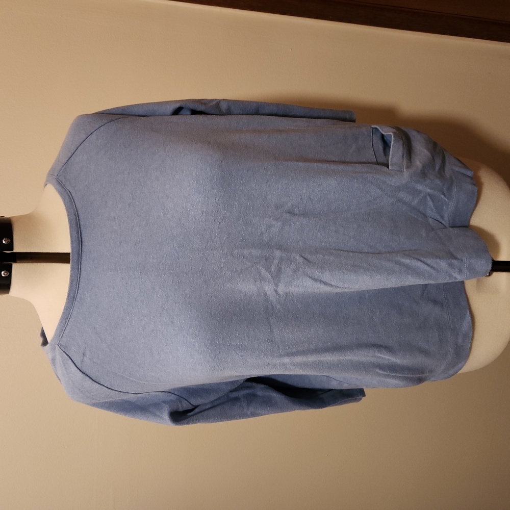 Pure J Jill Raglan Sleeve Sweatshirt xl Blue